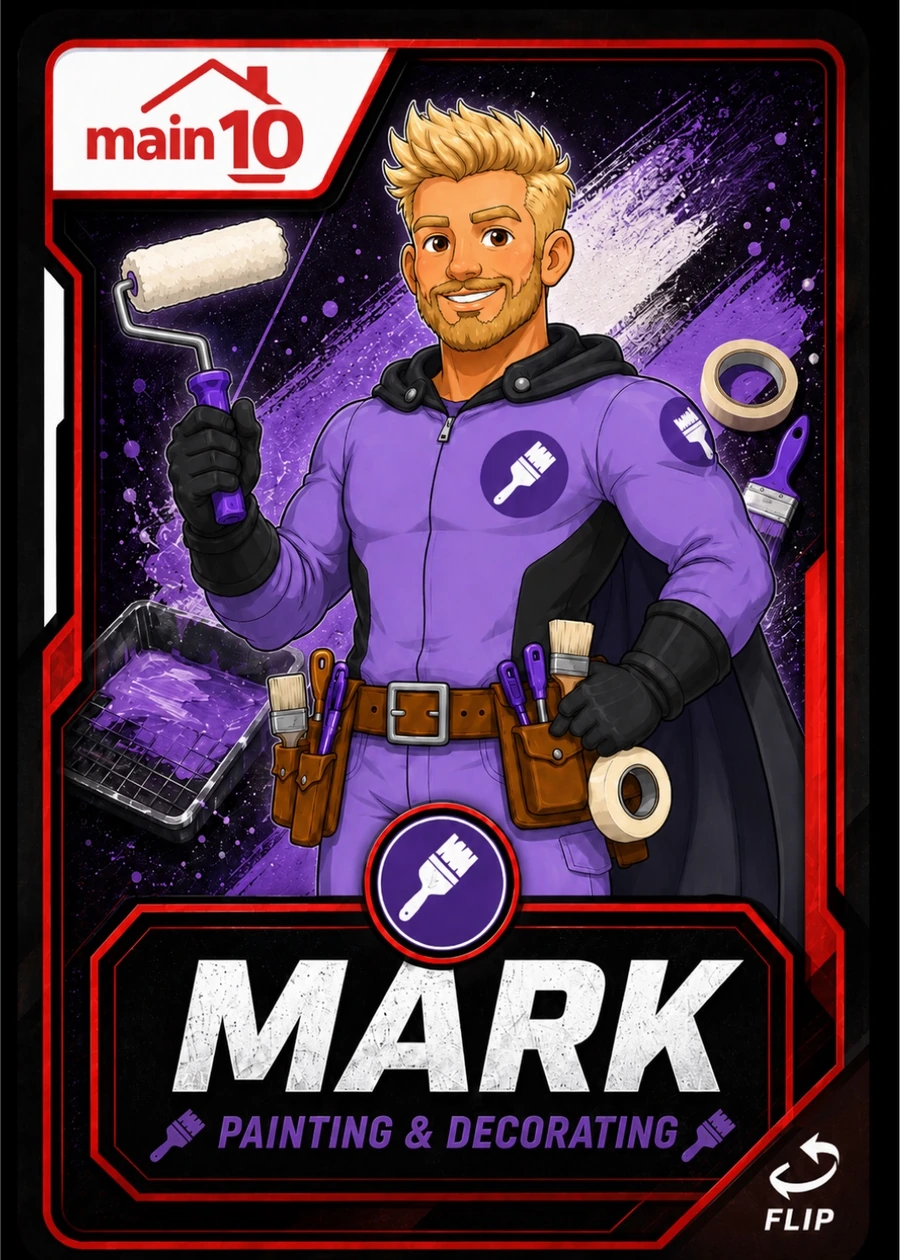 Mark, Main10 decorator superhero trading card